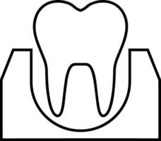 Tooth dentist icon symbol image vector. Illustration of the dental medicine symbol design graphic image vector