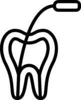 diente dentista icono símbolo imagen vector. ilustración de el dental medicina símbolo diseño gráfico imagen vector