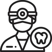 diente dentista icono símbolo imagen vector. ilustración de el dental medicina símbolo diseño gráfico imagen vector