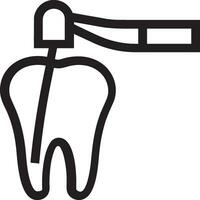 diente dentista icono símbolo imagen vector. ilustración de el dental medicina símbolo diseño gráfico imagen vector