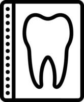 diente dentista icono símbolo imagen vector. ilustración de el dental medicina símbolo diseño gráfico imagen vector