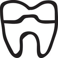 Tooth dentist icon symbol image vector. Illustration of the dental medicine symbol design graphic image vector