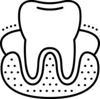 Tooth dentist icon symbol image vector. Illustration of the dental medicine symbol design graphic image vector