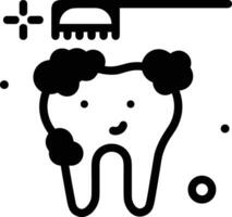 diente dentista icono símbolo imagen vector. ilustración de el dental medicina símbolo diseño gráfico imagen vector