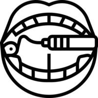 diente dentista icono símbolo imagen vector. ilustración de el dental medicina símbolo diseño gráfico imagen vector