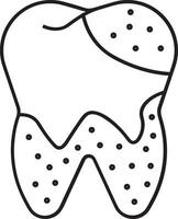 Tooth dentist icon symbol image vector. Illustration of the dental medicine symbol design graphic image vector