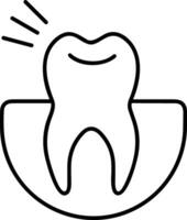 Tooth dentist icon symbol image vector. Illustration of the dental medicine symbol design graphic image vector