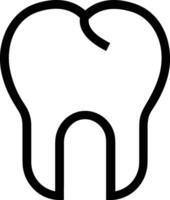 diente dentista icono símbolo imagen vector. ilustración de el dental medicina símbolo diseño gráfico imagen vector