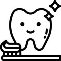 Tooth dentist icon symbol image vector. Illustration of the dental medicine symbol design graphic image vector