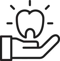 Tooth dentist icon symbol image vector. Illustration of the dental medicine symbol design graphic image vector