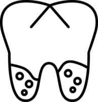 Tooth dentist icon symbol image vector. Illustration of the dental medicine symbol design graphic image vector