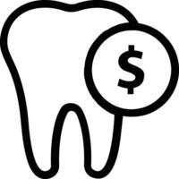 Tooth dentist icon symbol image vector. Illustration of the dental medicine symbol design graphic image vector