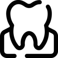 diente dentista icono símbolo imagen vector. ilustración de el dental medicina símbolo diseño gráfico imagen vector