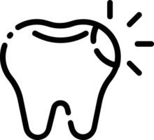 Tooth dentist icon symbol image vector. Illustration of the dental medicine symbol design graphic image vector