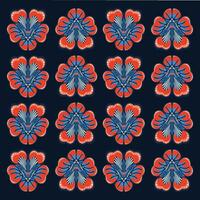 Javanese Batik Seamless Pattern vector image