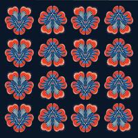 Javanese Batik Seamless Pattern vector image