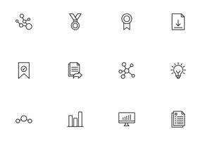 Education line icon set. Collection of high quality signs for web design, mobile app , UI design and etc. Outline icon of education, school, university, learning. vector