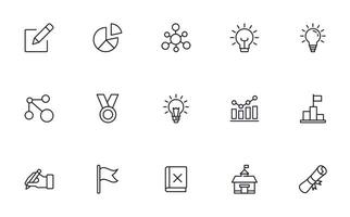 Education line icon set. Collection of high quality signs for web design, mobile app , UI design and etc. Outline icon of education, school, university, learning. vector