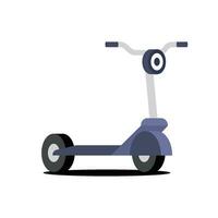 Blue Electric scooter vector