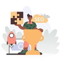 Seo for small business vector