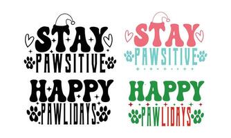 Happy pawladies t shirt Design. Dog lover design. vector