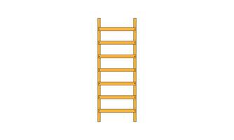 ladder vector design isolated on white background