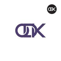 Letter ODK Monogram Logo Design vector