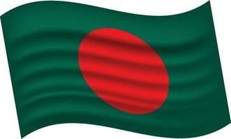 Bangladesh bandera ilustración vector, bd bandera vector