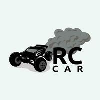 rc coche carreras vector ilustración . adecuado para camiseta y logo