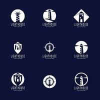 Simple Lighthouse icon  sign  logo vector
