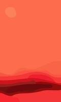 Aesthetic red abstract background with copy space area. Suitable for poster and banner vector