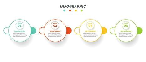 Business data visualization. Process chart. Abstract elements of graph, diagram with 4 steps, options, parts, or processes. Vector business template infographic, design, vector,2,3,4,5,6,