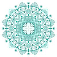 Mandala vector simple lace abstract flower round