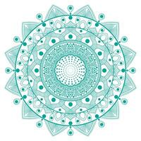 Mandala vector simple lace abstract flower round