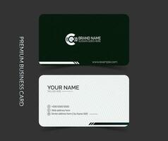 Elegant business card template design vector