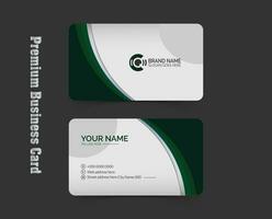 Elegant business card template design vector