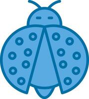 Ladybug Vector Icon Design