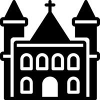 solid icon for parish vector