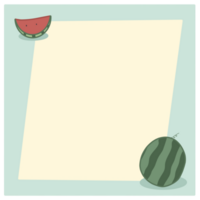 Watermelon on frame png