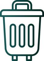 Trash Can Vector Icon Design