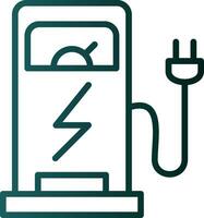 Charging Station Vector Icon Design