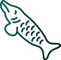 diseño de icono de vector de pescado