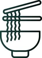 diseño de icono de vector de ramen