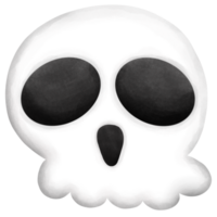 vattenfärg söt halloween spöke isolera objekt design png