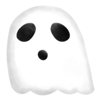 acuarela linda Víspera de Todos los Santos fantasma aislar artículos diseño png