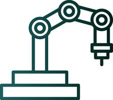 Robot arm Vector Icon Design