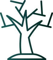 Dry Tree Vector Icon Design