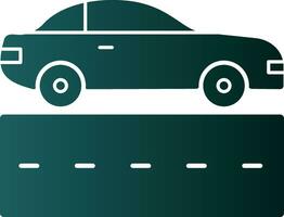 Car Lane Vector Icon Design