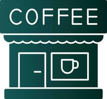 Coffee Shop Vector Icon Design