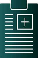 Medical File Vector Icon Design